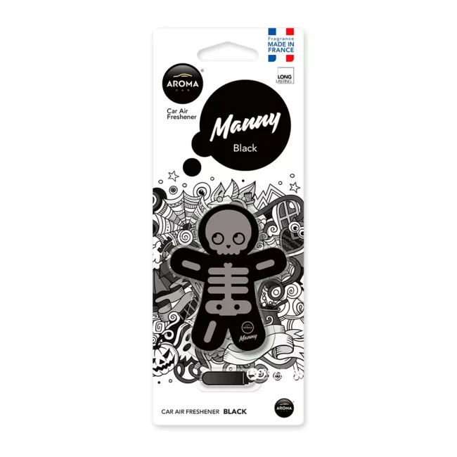 Ароматизатор Aroma Car Manny BLACK (929935)