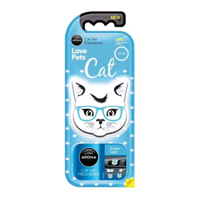 Ароматизатор Aroma Car (полімер) Cat Ocean Calm (925692)