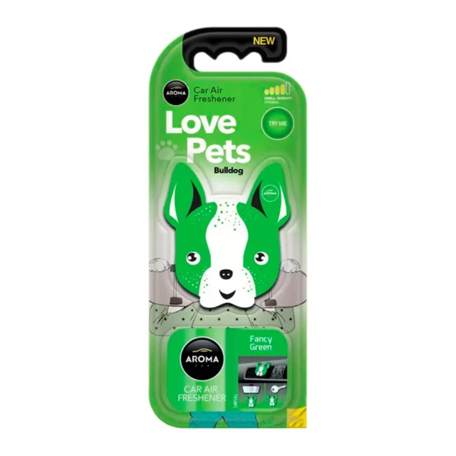 Ароматизатор Aroma Car (полимер) Dog Fancy Green (925661)