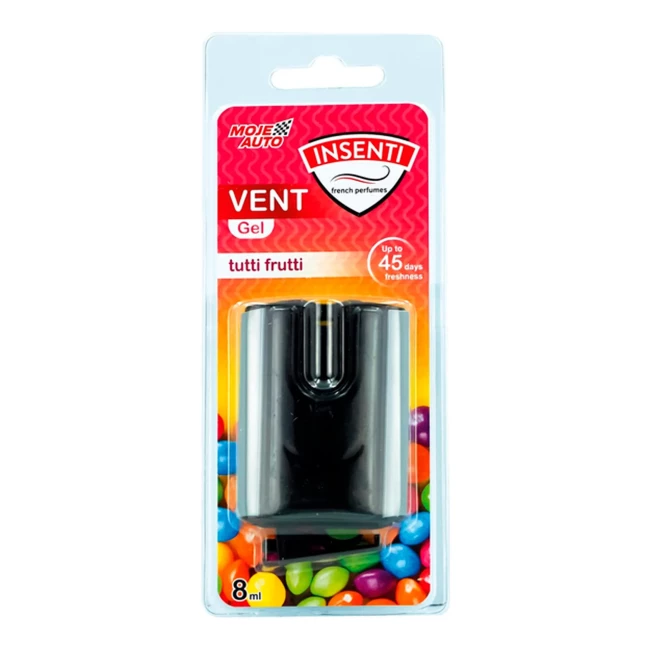 Ароматизатор Moje Auto Insenti Vent Gel Tutti Frutti 8мл (15-551) (31334)
