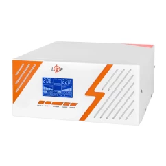 ИБП LogicPower LPM-PSW-1500VA (1050 Вт) White, Lin.int., AVR, 2 x евро, металл, с правильной синусоидой 12V 