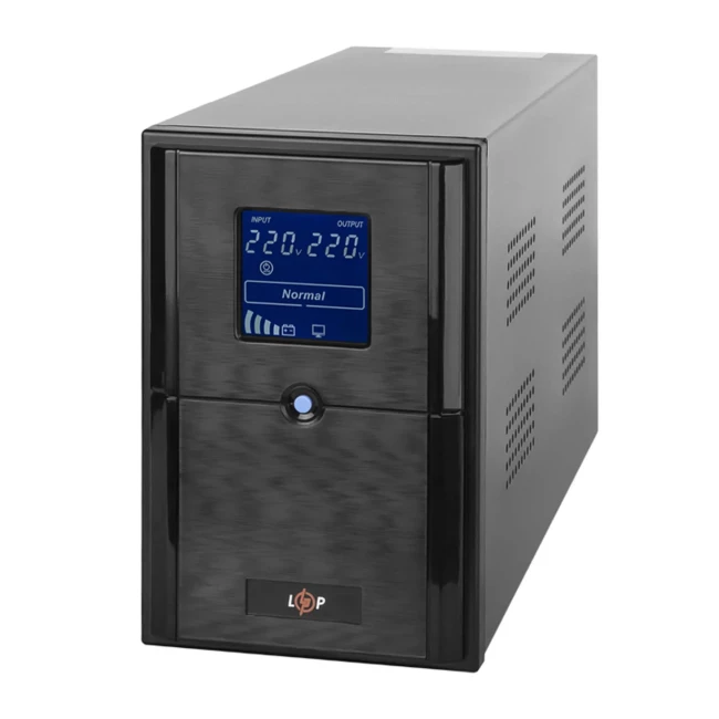 ДБЖ LogicPower LPM-UL1550VA, Lin.int., AVR, 3x євро, USB, LCD, метал (LP4990)