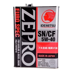 Моторна олива Idemitsu Zepro Euro Spec 5W-40 4л