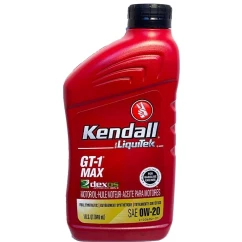 Моторна олива Kendall GT-1 MAX Premium Full Synt Liquid Titanium 0W-20,12/0,946л (1081227)