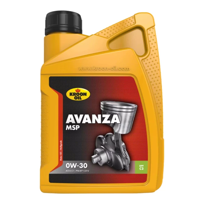 Моторное масло Kroon Oil Avanza MSP 0W-30 1л