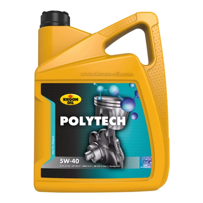 Моторна олива Kroon Oil POLY TECH 5W-40 5л (36140)