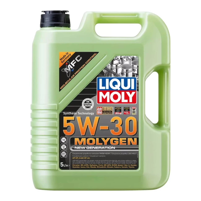 Моторное масло Liqui Moly Molygen New Generation 5W-30 5л (9043/9952) Моторное масло Liqui Moly Molygen New Generation 5W-30 5л (9043/9952)
