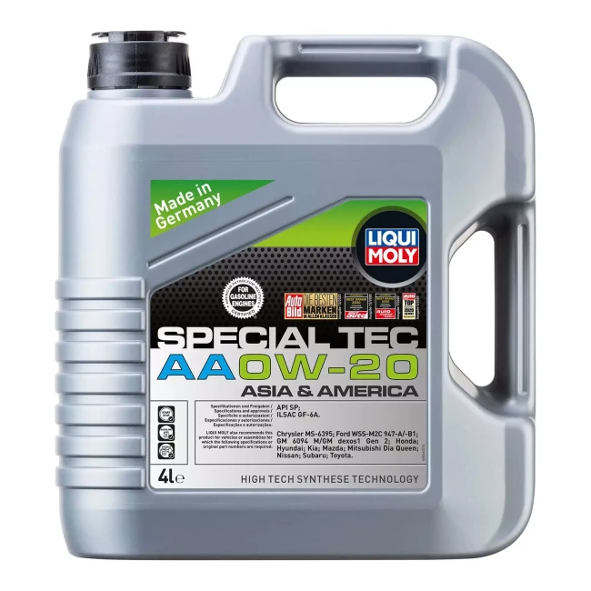 Моторное масло Liqui Moly Special Tec AA 0W-20 4л (8066/9705) Моторное масло Liqui Moly Special Tec AA 0W-20 4л (8066/9705)