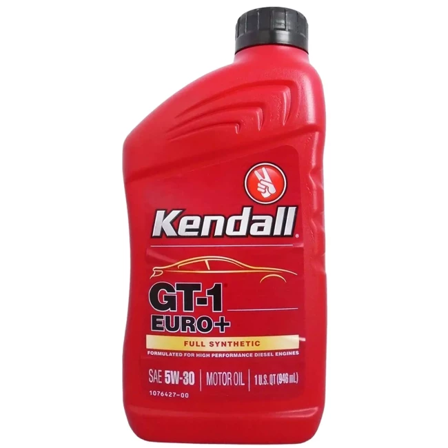 Моторное масло Kendall GT-1 EURO+ Premium Full Synthetic Motor Oil 5W-30 0,946л (1076588)