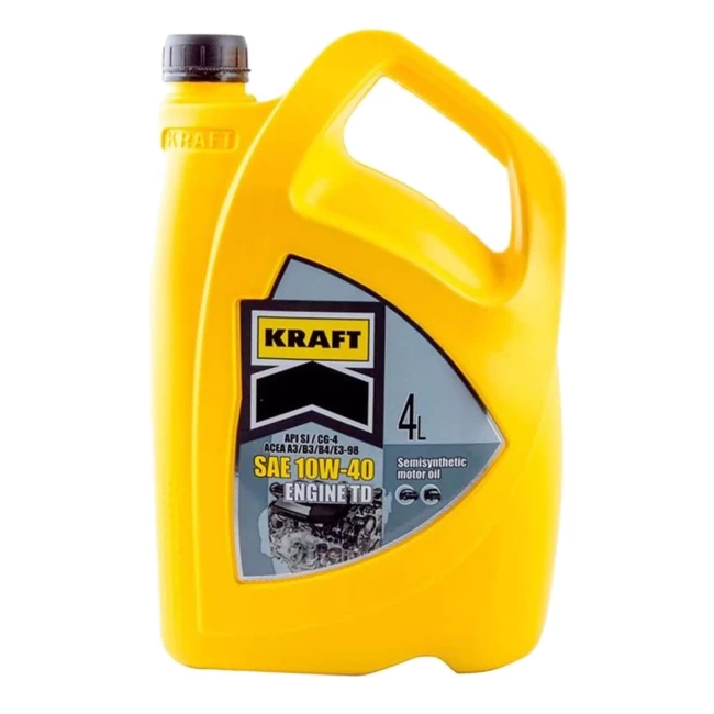 Моторна олива KRAFT ENGINE TD SAE 10W-40 API SJ/CF-4 4л (5801) Моторна олива KRAFT ENGINE TD SAE 10W-40 API SJ/CF-4 4л (5801)