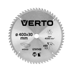 Диск отрезной VERTO 400 x 30 мм, 60 зубьев