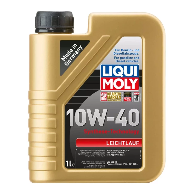 Масло моторное Liqui Moly Leichtlauf 10W-40 1л (9500)