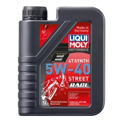 Моторное масло Liqui Moly Motorbike 4T Synth Street Race 5W-40 1л