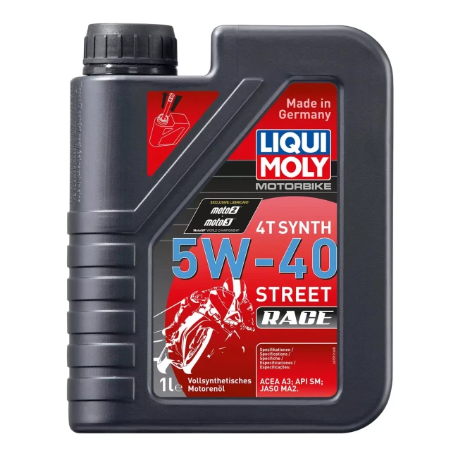Моторное масло Liqui Moly Motorbike 4T Synth Street Race 5W-40 1л (2592) Моторное масло Liqui Moly Motorbike 4T Synth Street Race 5W-40 1л (2592)