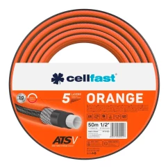 Шланг садовий Cellfast ORANGE 1/2' 50м 5 шарів до 24бар (15-003)