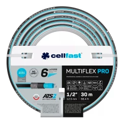 Шланг садовий Cellfast MULTIFLEX PRO 1/2" 30м 6 шарів до 35бар (13-801)