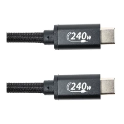 Кабель San Guan USB Type-C-USB Type-C PD 240W 3м черный (CA914128)