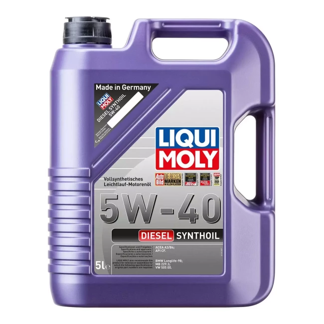 Моторное масло Liqui Moly Diesel Synthoil 5W-40  5л (1341/1927)