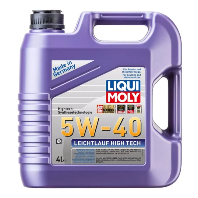 Масло моторное Liqui Moly Leichtlauf High Tech 5W-40 4л (2595) Масло моторное Liqui Moly Leichtlauf High Tech 5W-40 4л (2595)