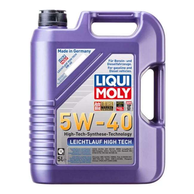 Масло моторное Liqui Moly Leichtlauf High Tech 5W-40 5л (8029)