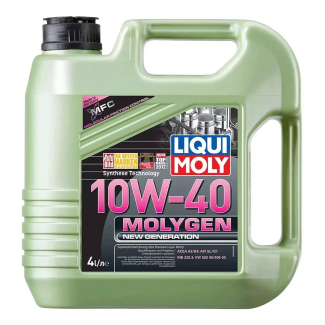 Моторное масло Liqui Moly Molygen New Generation 10W-40 4л (LIM8538/9060)