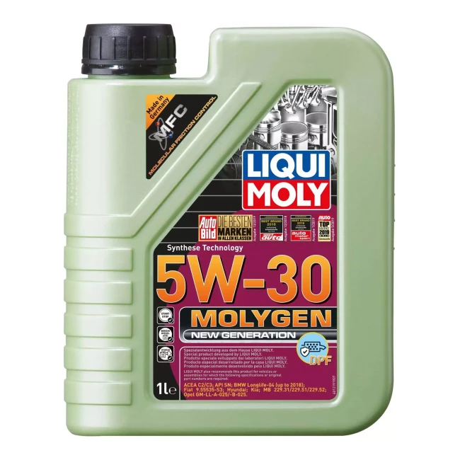 Масло моторное Liqui Moly Molygen New Generation 5W-30 DPF 1л (21224) Масло моторное Liqui Moly Molygen New Generation 5W-30 DPF 1л (21224)