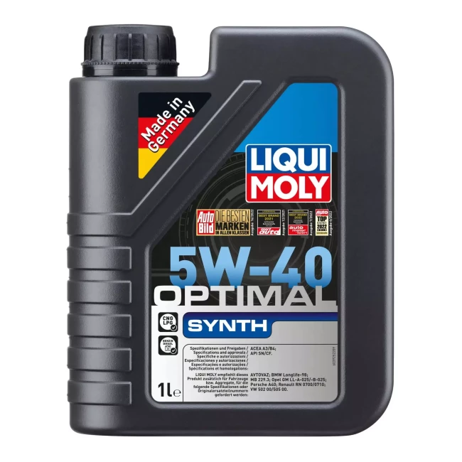 Масло моторное Liqui Moly Optimal Syntn SAE 5W-40 1л (3925)