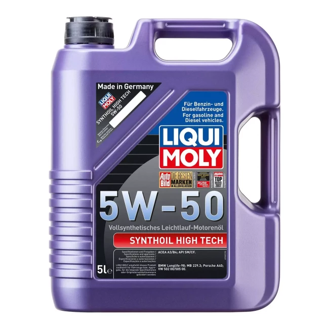 Масло моторное Liqui Moly Synthoil High Tech 5W-50 5л (9068)