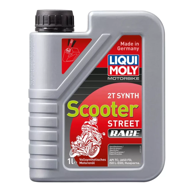 Моторное масло Liqui Moly Motorbike 2T Synth Scooter Street Race 1л (1053)