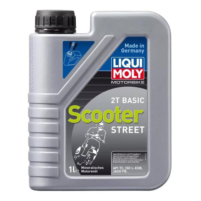 Моторное масло Liqui Moly Motorbike Basic Scooter Street 2T 1л (8068)