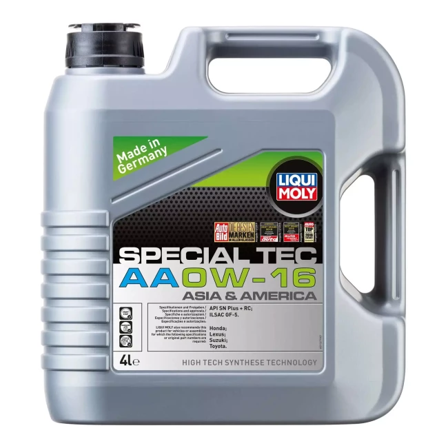 Моторное масло Liqui Moly Special Tec AA 0W-16 4л (21327)