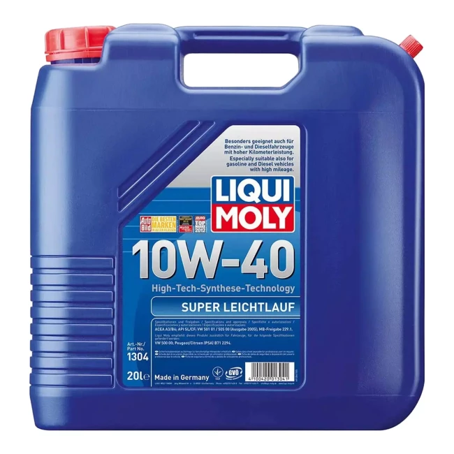 Моторное масло Liqui Moly Super Leichtlauf 10W-40 20л (1304) Моторное масло Liqui Moly Super Leichtlauf 10W-40 20л (1304)