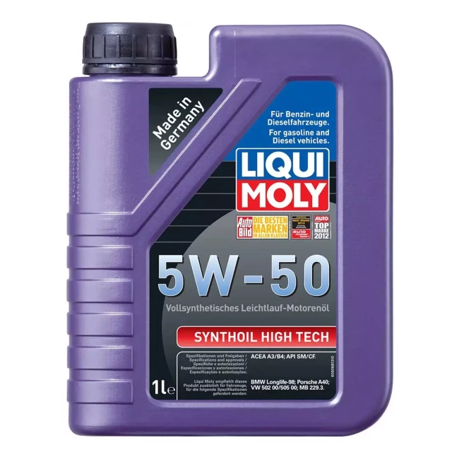 Моторное масло Liqui Moly Synthoil High Tech 5W-50 1л (9066)