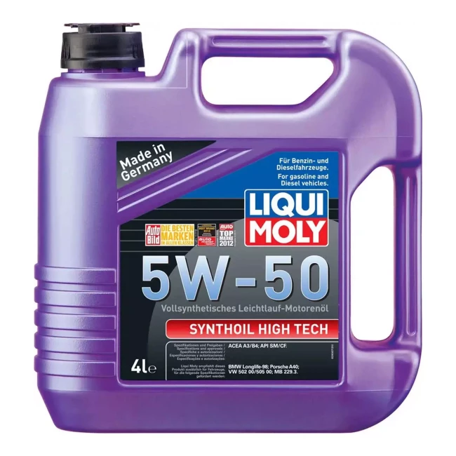 Моторное масло Liqui Moly Synthoil High Tech 5W-50 4л (9067)