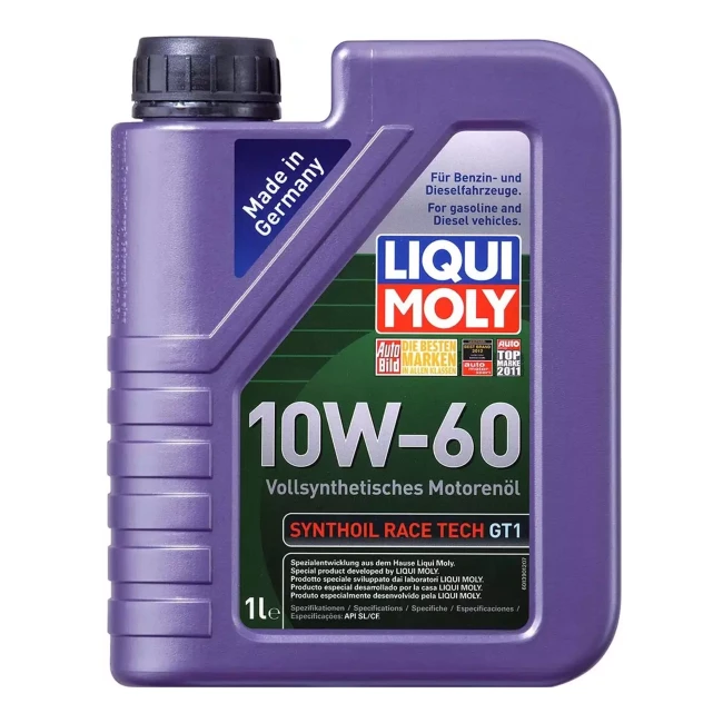 Моторное масло Liqui Moly Synthoil Race Tech GT1 10W-60 1л (8908)