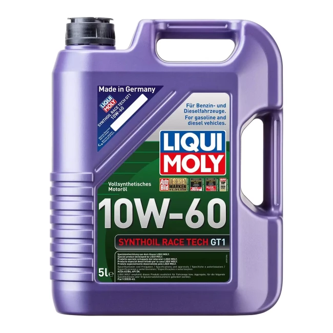 Моторное масло Liqui Moly Synthoil Race Tech GT1 10W-60 5л (1944) Моторное масло Liqui Moly Synthoil Race Tech GT1 10W-60 5л (1944)
