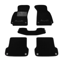 Двошарові килимки Sotra Classic 7mm Black для Audi A4 (B6) 2000-2004