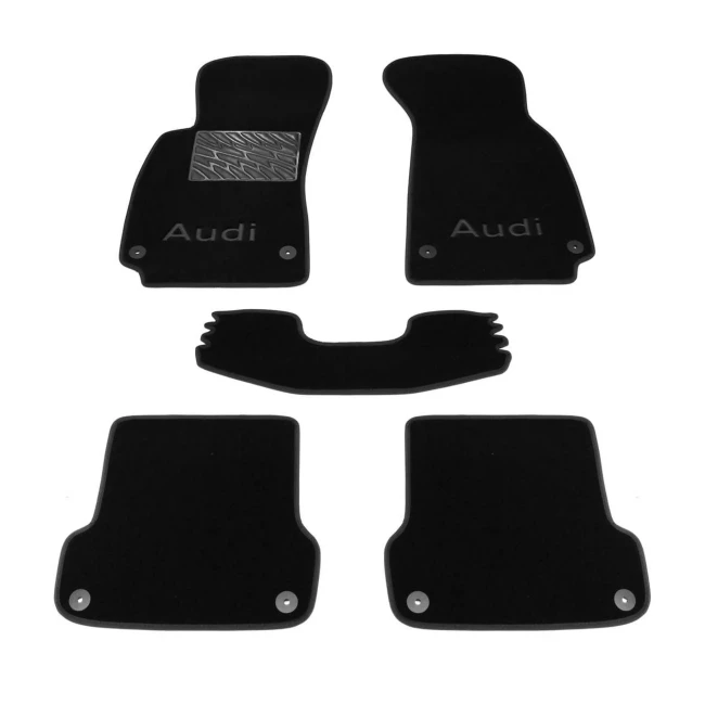Двошарові килимки Sotra Classic 7mm Black для Audi A4 (B6) 2000-2004 Двошарові килимки Sotra Classic 7mm Black для Audi A4 (B6) 2000-2004