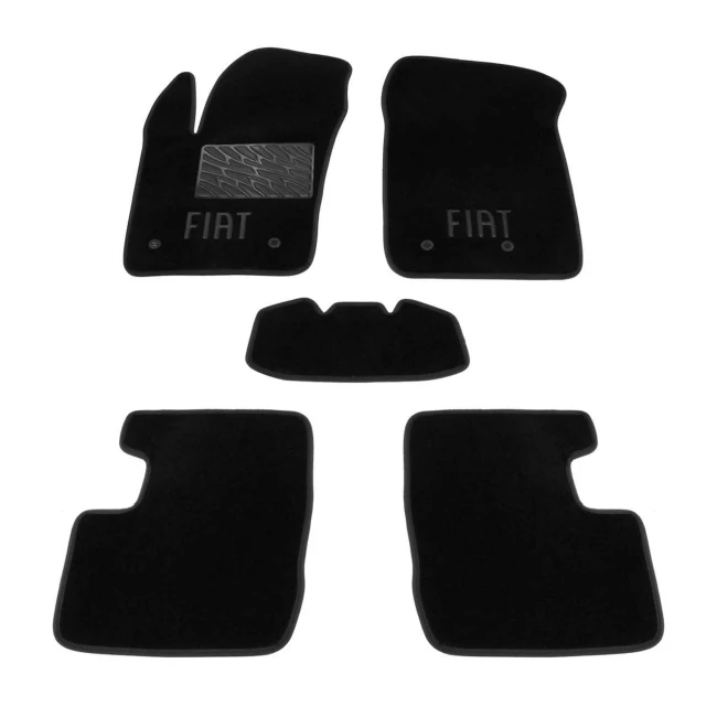Двухслойные коврики Sotra Classic 7mm Black для Fiat 500X (mkI) 2014->