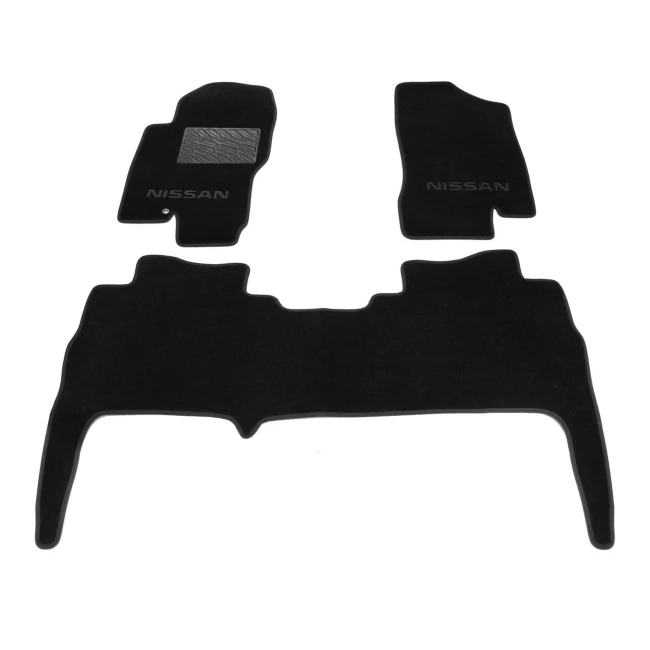 Двухслойные коврики Sotra Classic 7mm Black для Nissan Navara (D40)(mkIII) 2005-2010