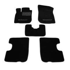 Двошарові килимки Sotra Classic 7mm Black для Renault Logan MCV (1-2 ряд)(mkI) 2007-2012