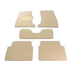 Двошарові килимки Sotra Custom Premium 10mm Beige для BMW 5-series (E60; E61) 2004-2009