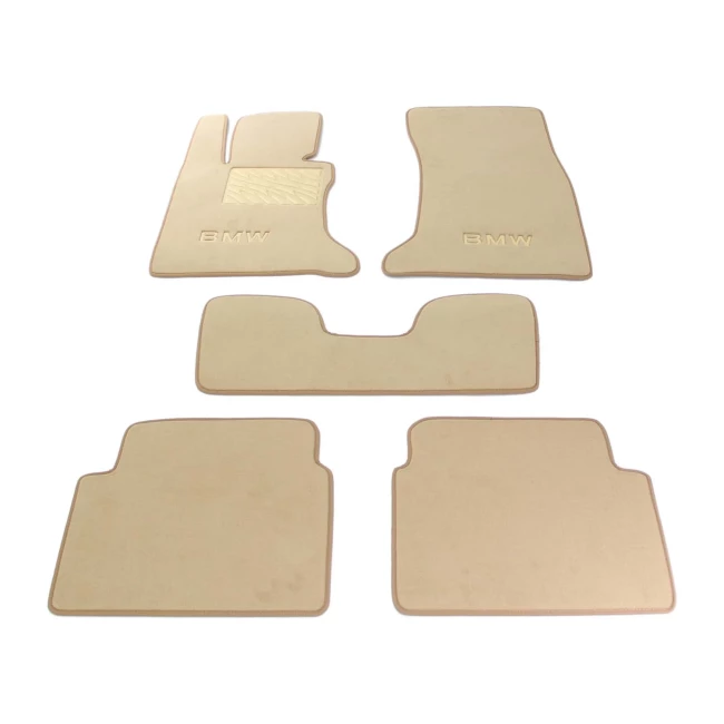 Двошарові килимки Sotra Custom Premium 10mm Beige для BMW 5-series (E60; E61) 2004-2009