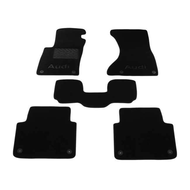 Двошарові килимки Sotra Premium Black 10mm для Audi A8L (D3) 2002-2009