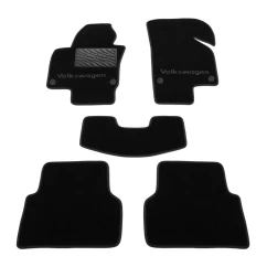 Двошарові килимки Sotra Premium Black 10mm для Volkswagen Tiguan (mkI) 2007-2015