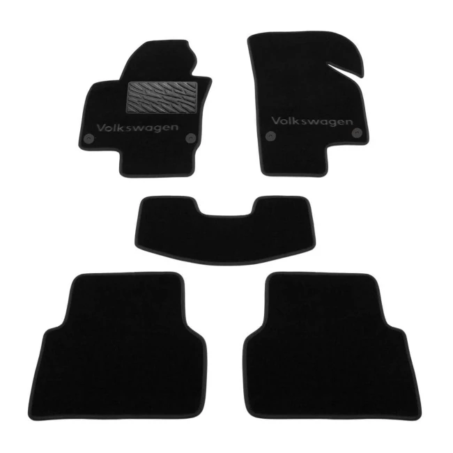 Двошарові килимки Sotra Premium Black 10mm для Volkswagen Tiguan (mkI) 2007-2015