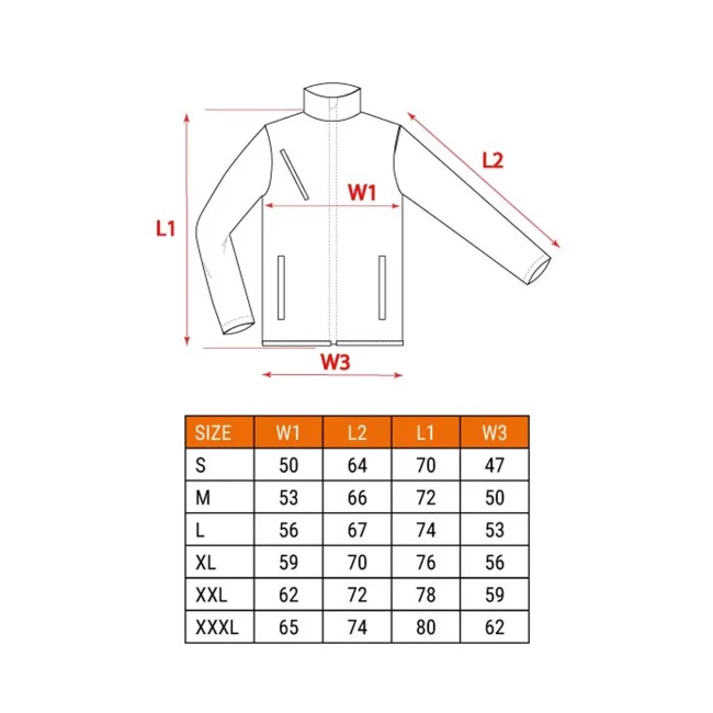 Рабочая флисовая куртка NEO TOOLS PREMIUM, размер XXL (81-506-XXL)