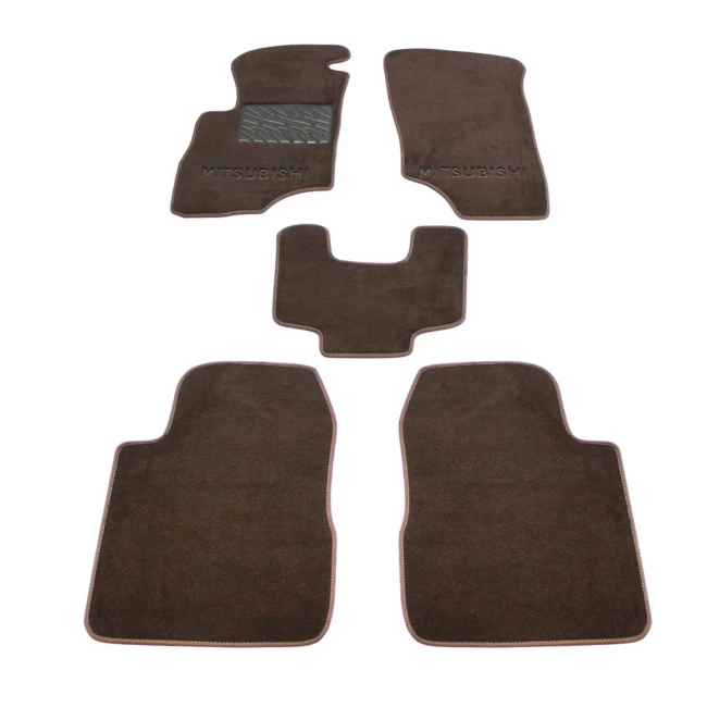 Двухслойные коврики Sotra Premium 10mm Chocolate для Mitsubishi Outlander (mkI) 2001-2008