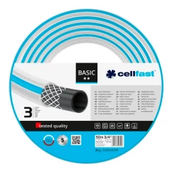 Шланг садовый Cellfast Basic 3/4' 50м 3 слоя 25бар -20+60°C (10-422)