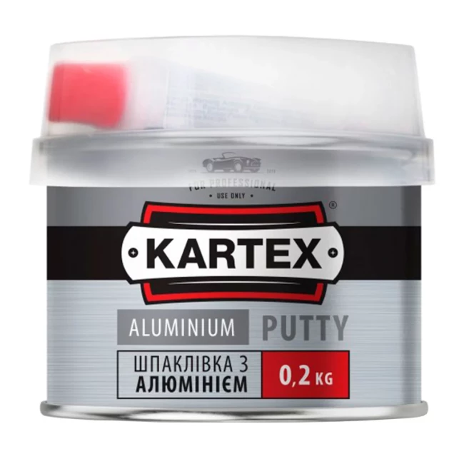 Шпатлевка с алюминием KARTEX 0,2 кг (11600/880217) Шпатлевка с алюминием KARTEX 0,2 кг (11600/880217)